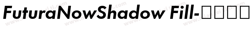 FuturaNowShadow Fill字体转换